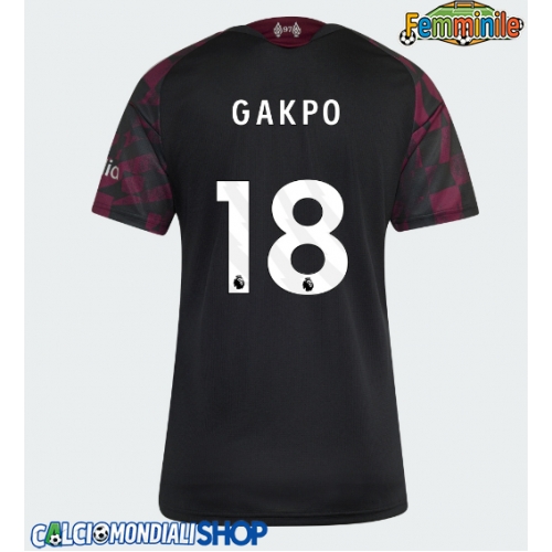 Maglie da calcio Liverpool Cody Gakpo #18 Terza Maglia Femminile 2026-27 Manica Corta